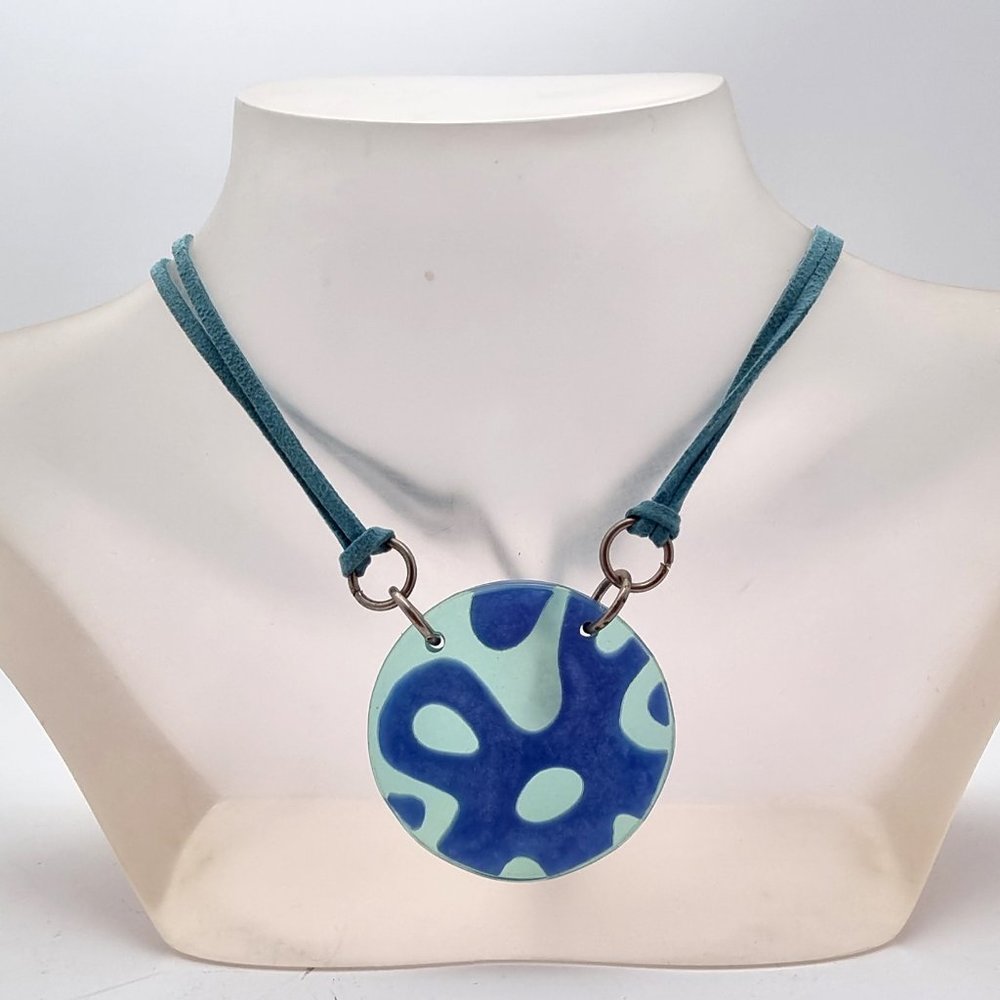 70s Pop Resin Necklace.